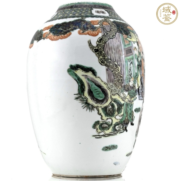 古玩陶瓷人物紋瓶真品鑒賞圖
