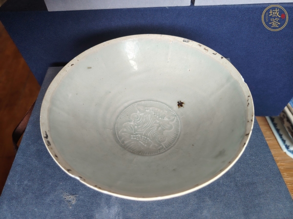 古玩陶瓷青白釉雙魚碗真品鑒賞圖