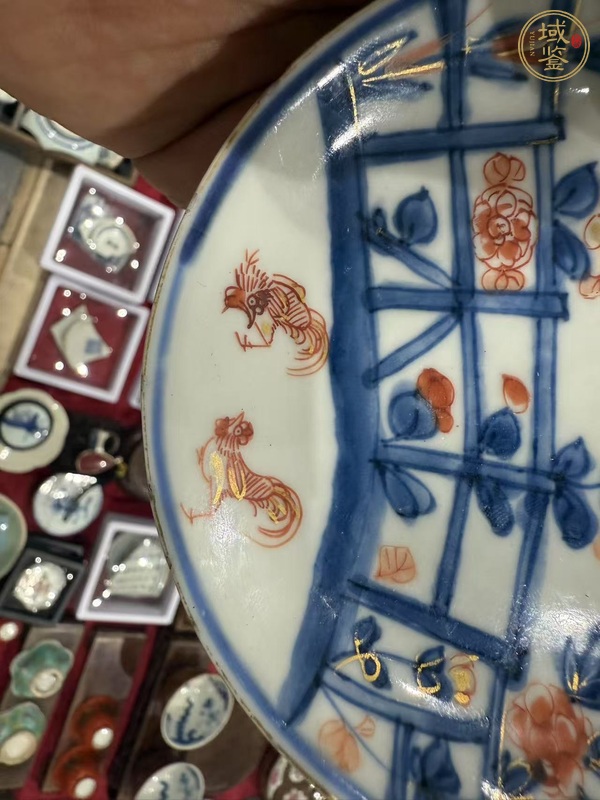 古玩陶瓷青花花鳥紋標本真品鑒賞圖