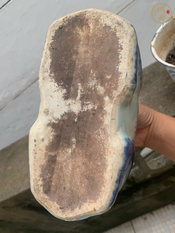 古玩陶瓷青花虎子真品鑒賞圖