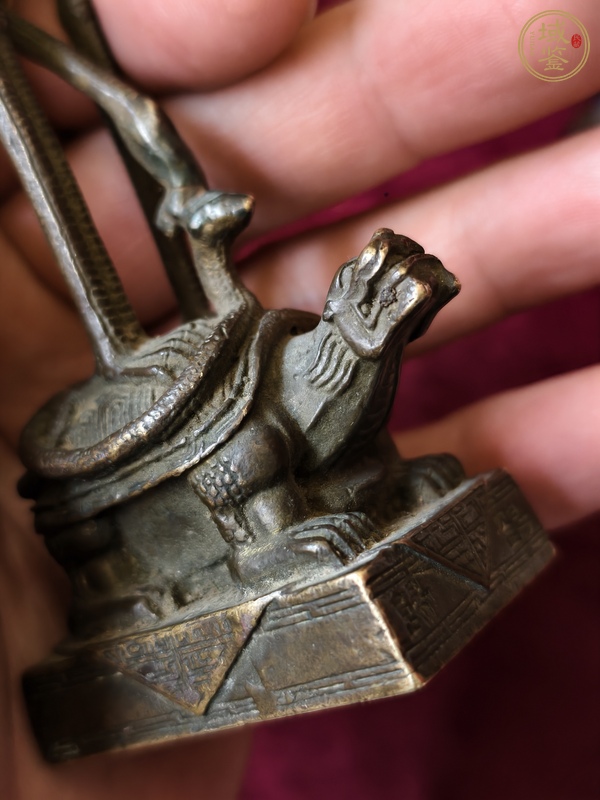 古玩銅器銅鶴真品鑒賞圖