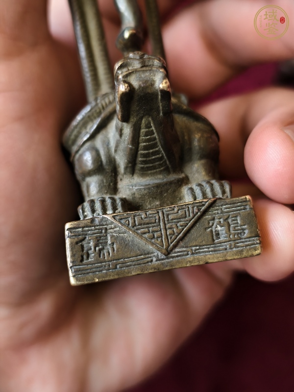 古玩銅器銅鶴真品鑒賞圖