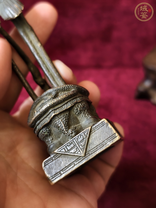 古玩銅器銅鶴真品鑒賞圖