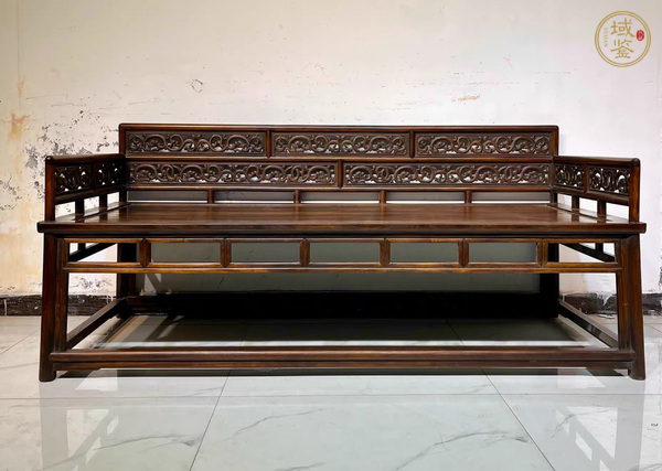 古玩雜項羅漢床真品鑒賞圖