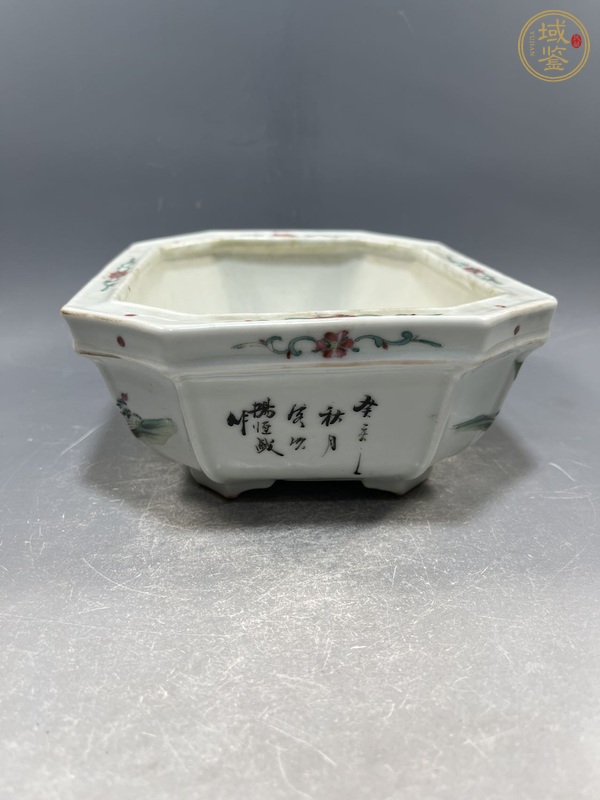 古玩陶瓷水仙盆真品鑒賞圖