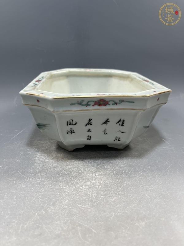 古玩陶瓷水仙盆真品鑒賞圖