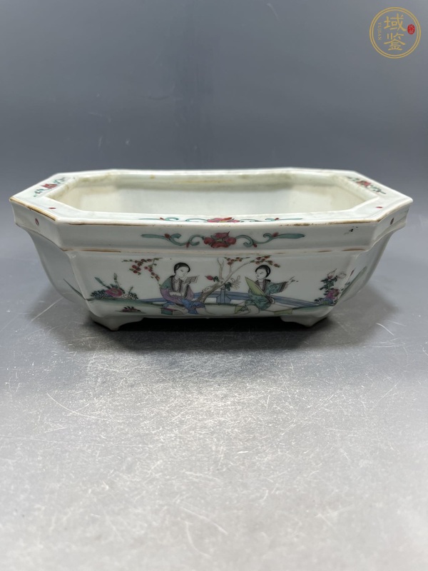 古玩陶瓷水仙盆真品鑒賞圖