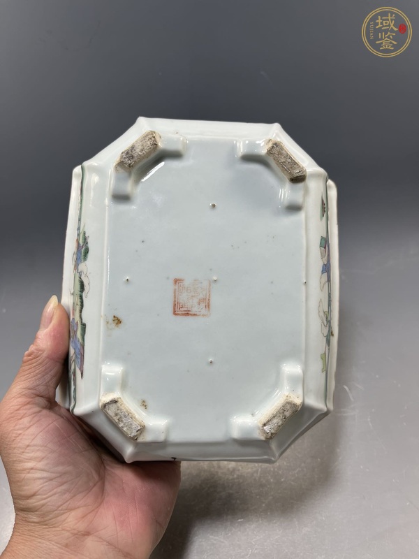 古玩陶瓷水仙盆真品鑒賞圖
