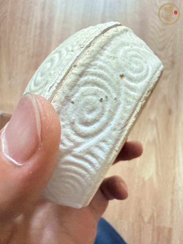 古玩陶瓷青白釉粉盒真品鑒賞圖