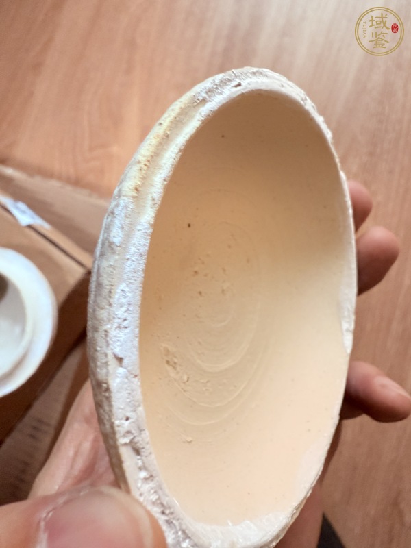 古玩陶瓷青白釉粉盒真品鑒賞圖