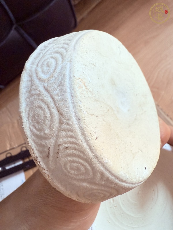 古玩陶瓷青白釉粉盒真品鑒賞圖
