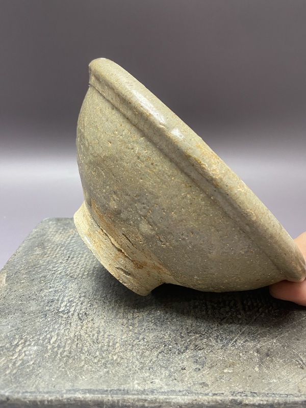古玩陶瓷元代龍泉窯青釉碗拍賣,當前價格189元
