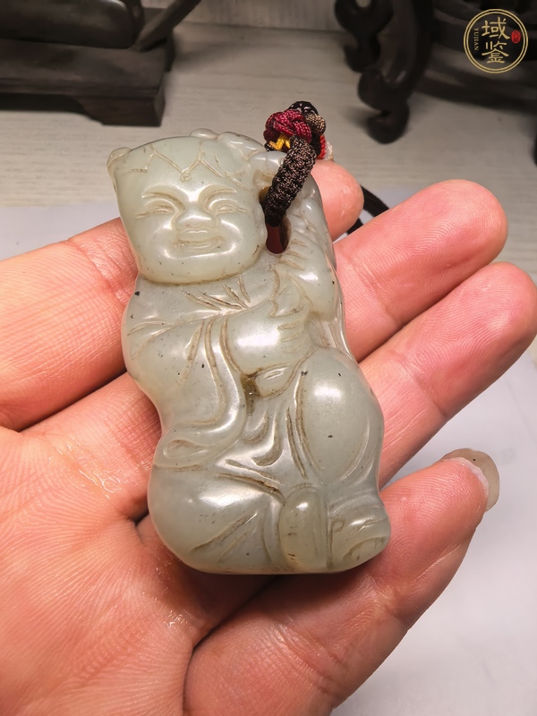 古玩玉器和田玉雕“童子”真品鑒賞圖