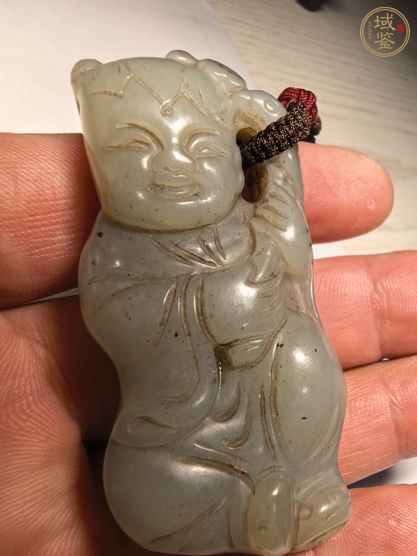古玩玉器和田玉雕“童子”真品鑒賞圖