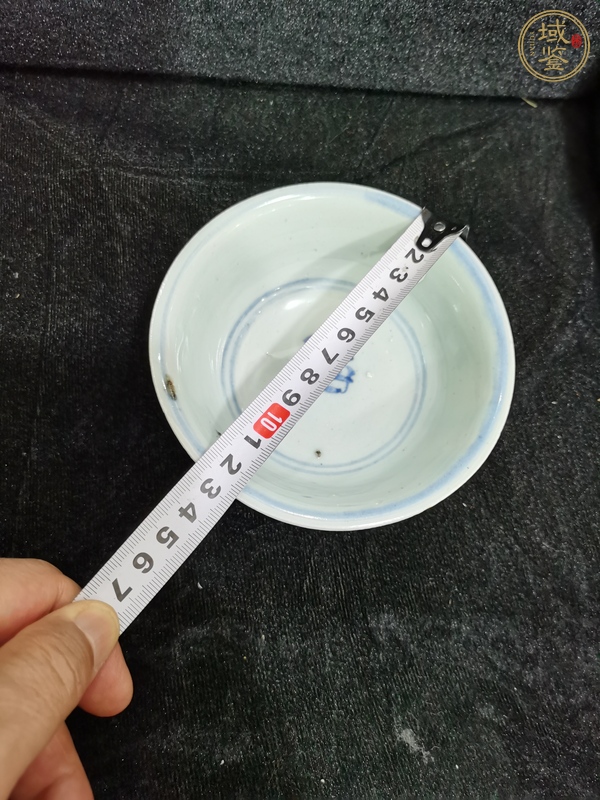 古玩陶瓷青花花卉紋福字碗真品鑒賞圖
