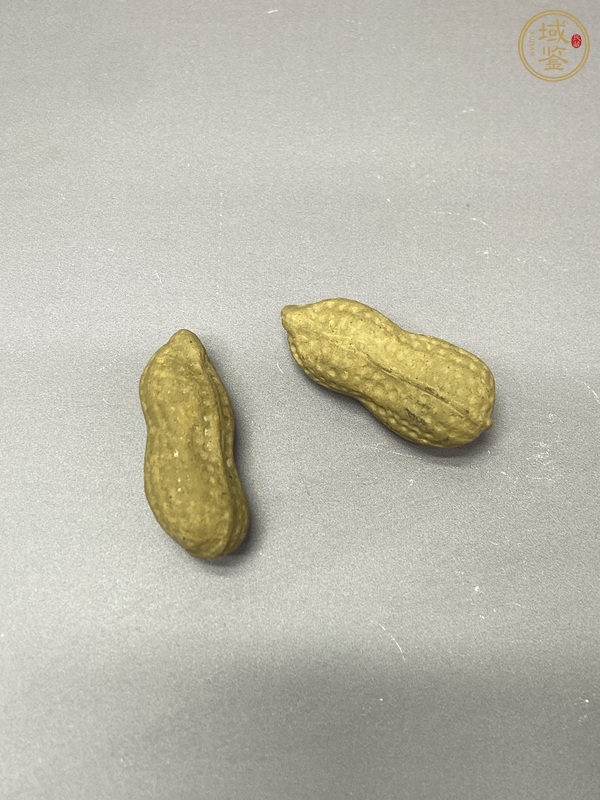 古玩陶瓷民國花生真品鑒賞圖