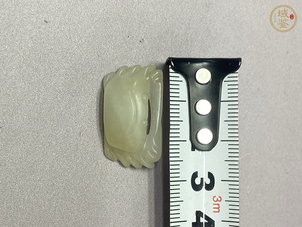 古玩陶瓷八方來財岫巖玉螃蟹真品鑒賞圖