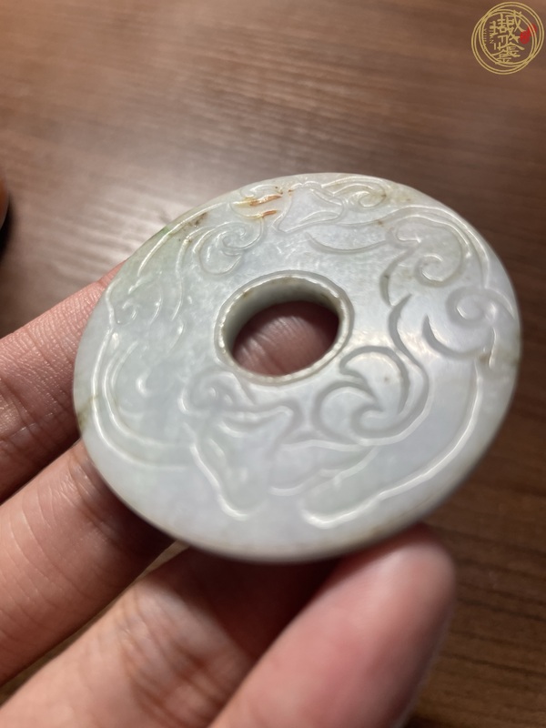 古玩玉器翡翠雕“螭龍紋璧”真品鑒賞圖