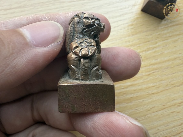 古玩銅器印章坯子真品鑒賞圖