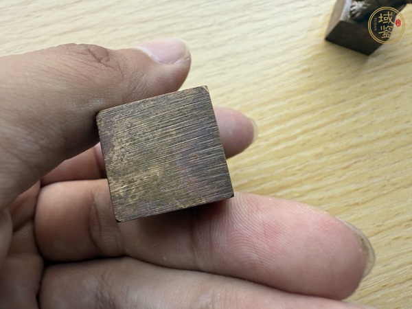古玩銅器印章坯子真品鑒賞圖
