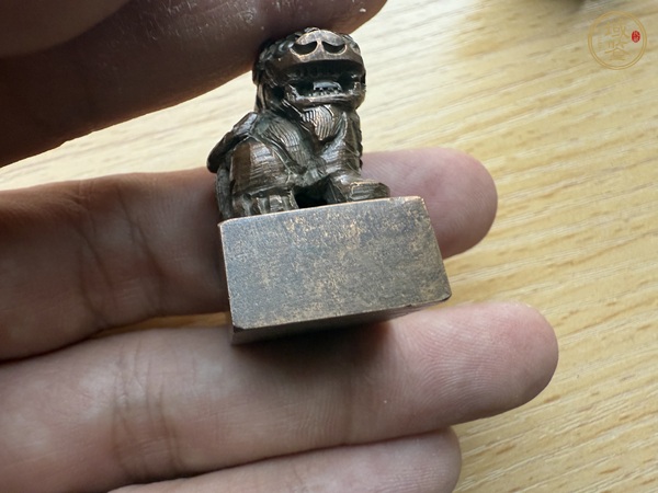古玩銅器印章坯子真品鑒賞圖
