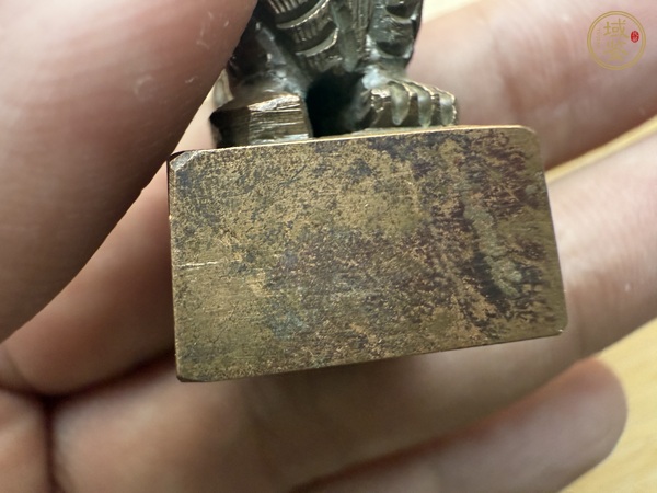 古玩銅器印章坯子真品鑒賞圖