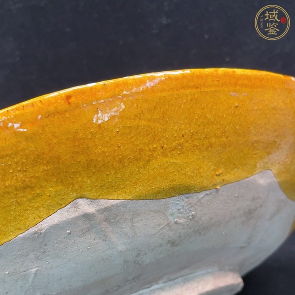 古玩陶瓷遼三彩盤子真品鑒賞圖