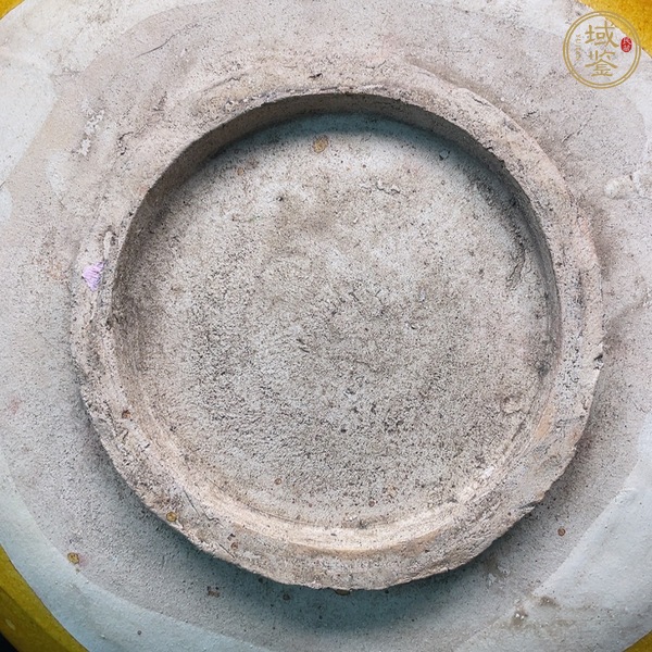 古玩陶瓷遼三彩盤子真品鑒賞圖