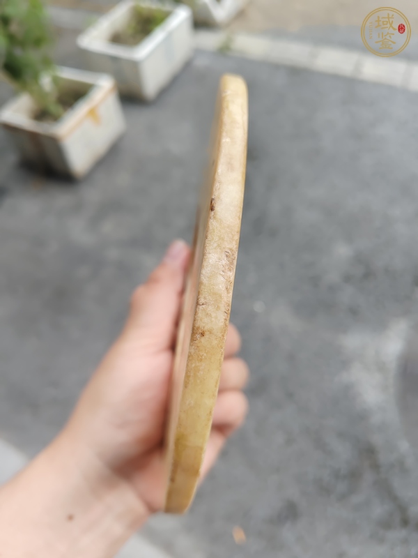 古玩玉器地方料玉璧真品鑒賞圖