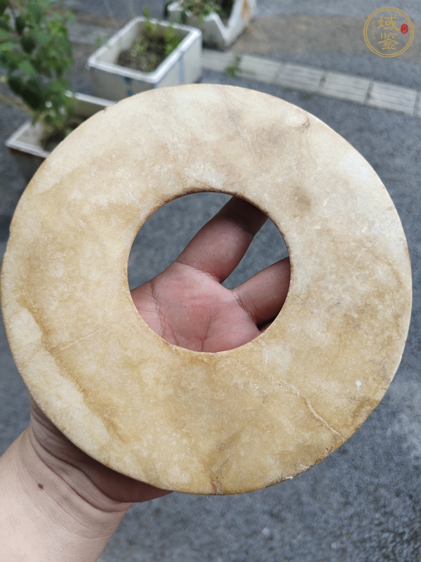 古玩玉器地方料玉璧真品鑒賞圖