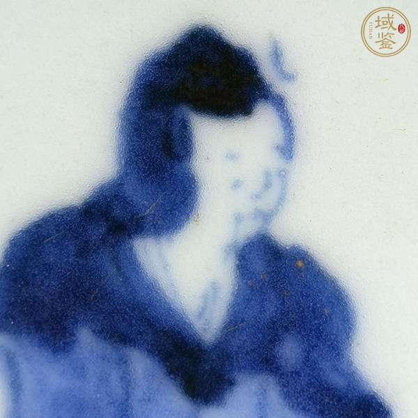 古玩陶瓷民國青花盤真品鑒賞圖