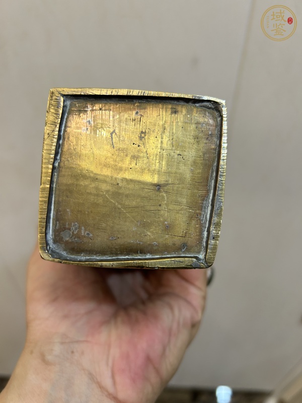 古玩銅器銅瓶真品鑒賞圖