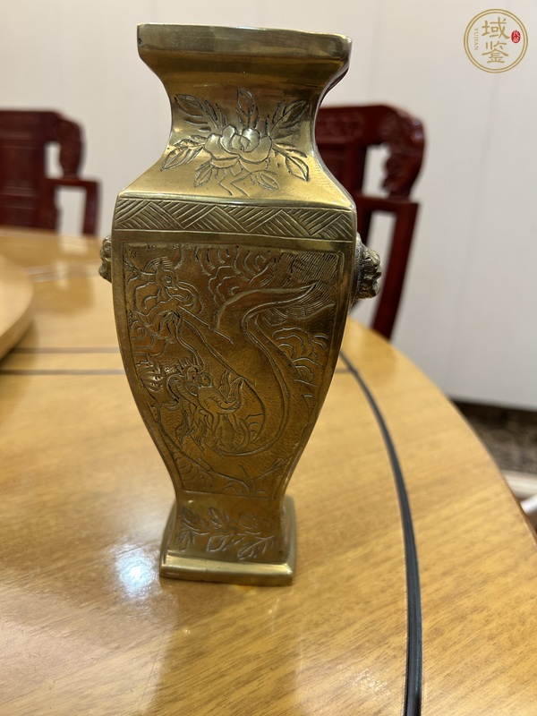 古玩銅器銅瓶真品鑒賞圖
