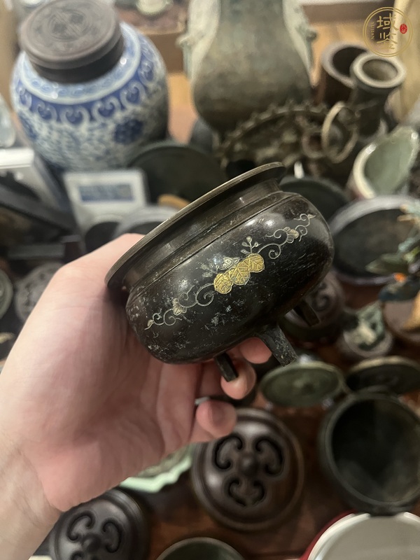 古玩雜項銅香爐真品鑒賞圖