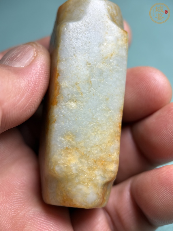 古玩玉器漢代紅沁玉琮真品鑒賞圖
