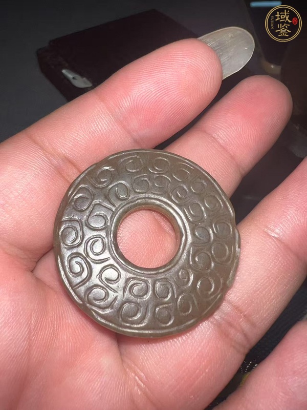 古玩仿古玉璧真品鑒賞圖
