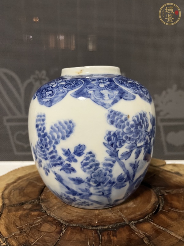 古玩陶瓷青花花鳥紋罐真品鑒賞圖