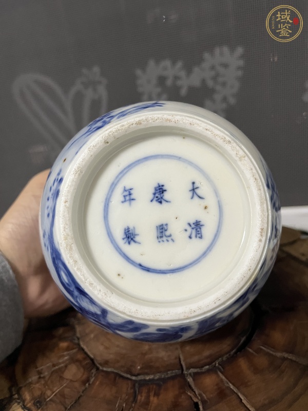 古玩陶瓷青花花鳥紋罐真品鑒賞圖