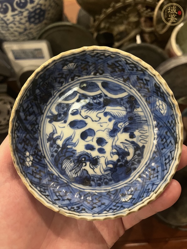 古玩陶瓷青花盤真品鑒賞圖