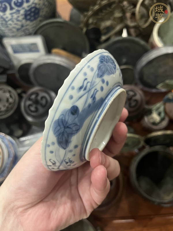 古玩陶瓷青花盤真品鑒賞圖