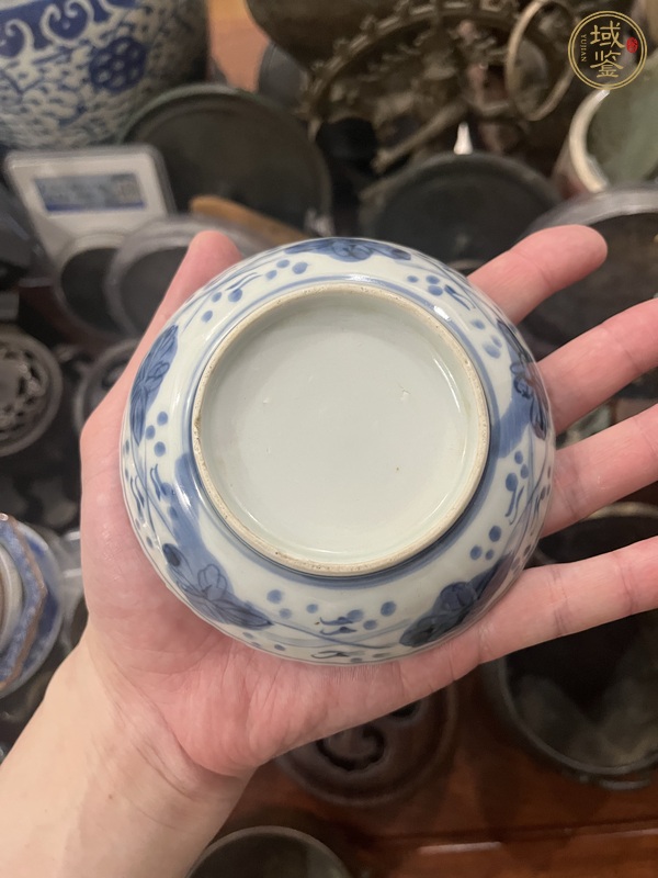 古玩陶瓷青花盤真品鑒賞圖
