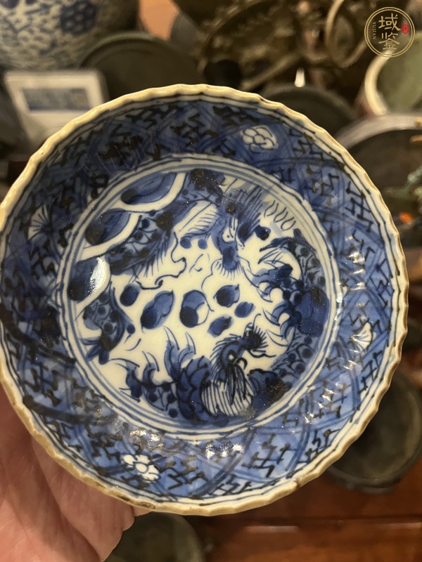古玩陶瓷青花盤真品鑒賞圖