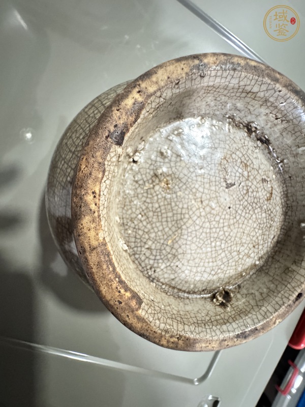 古玩陶瓷漳州窯哥釉碗真品鑒賞圖