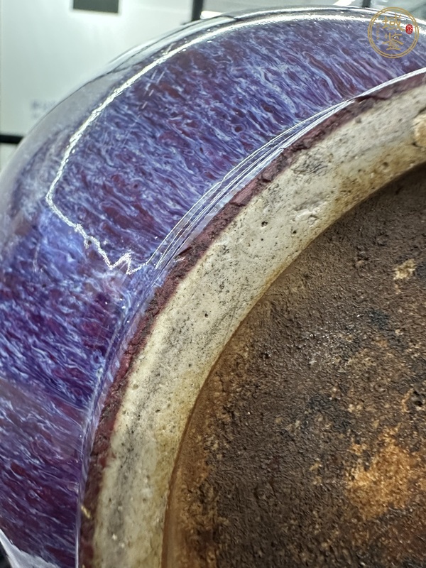 古玩陶瓷紅釉窯變釉膽瓶真品鑒賞圖