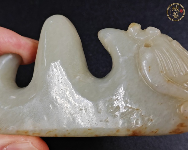 古玩玉器玉筆架真品鑒賞圖