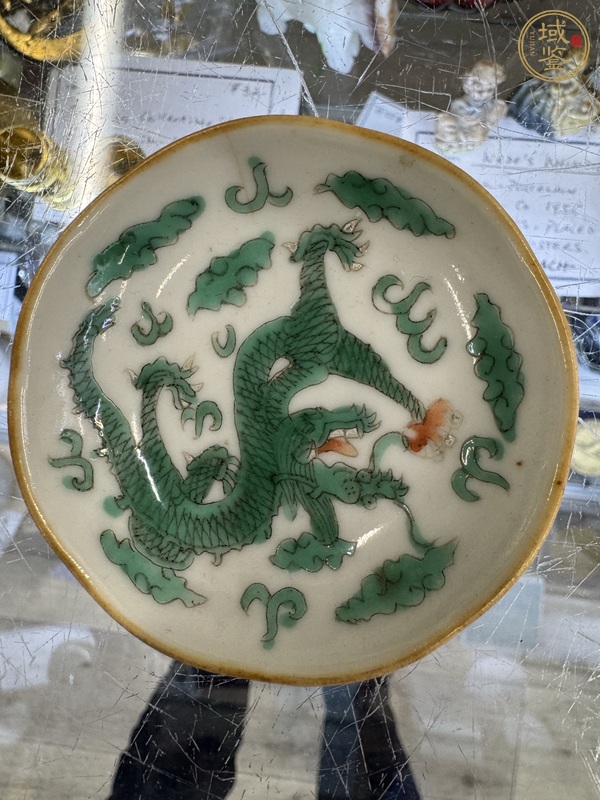 古玩陶瓷龍紋盤真品鑒賞圖
