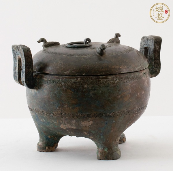古玩銅器鐓鼎真品鑒賞圖