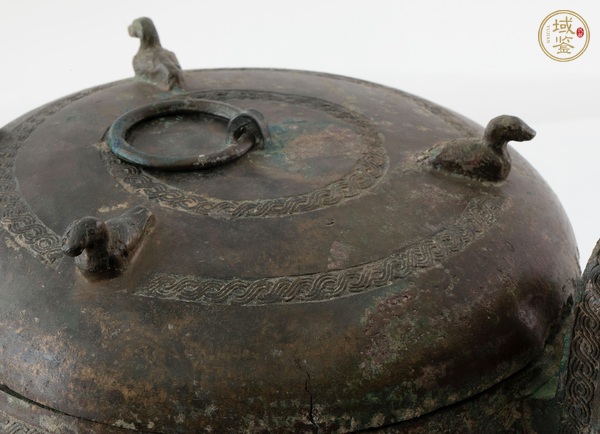 古玩銅器鐓鼎真品鑒賞圖
