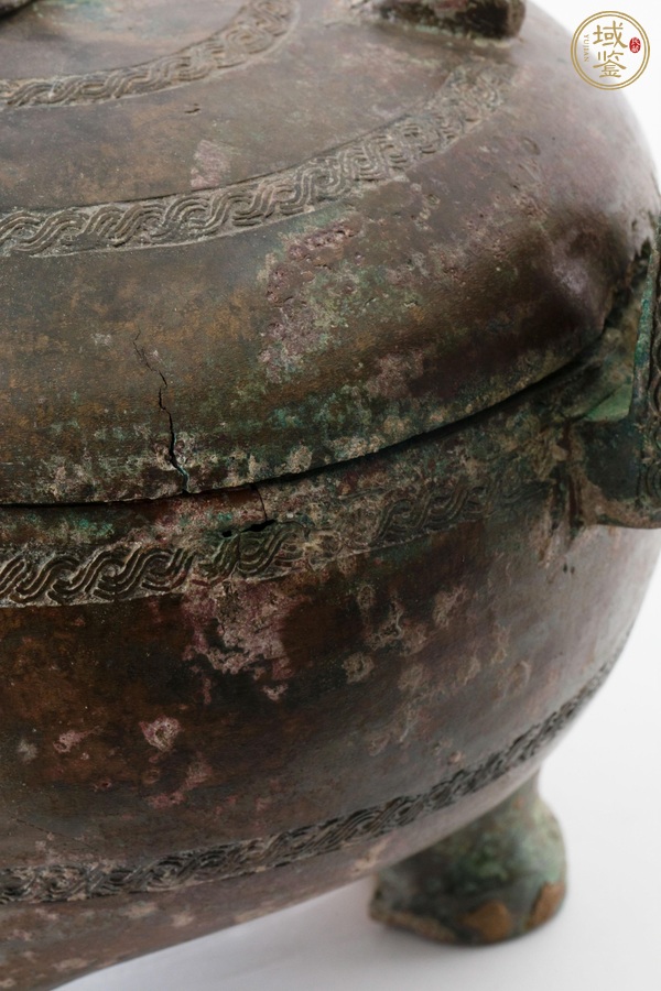 古玩銅器鐓鼎真品鑒賞圖