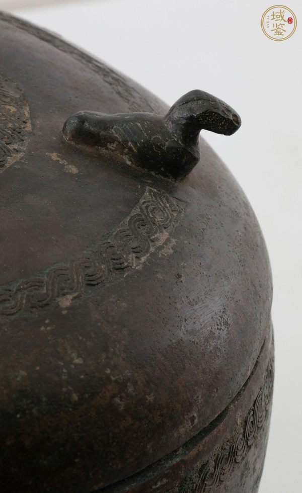 古玩銅器鐓鼎真品鑒賞圖